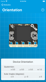 Bluefruit Playground screenshot
