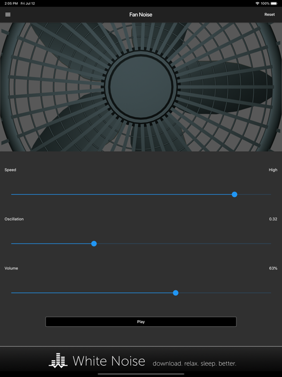 Screenshot #4 pour Fan Noise Generator