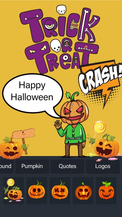 Scary Halloween Card maker screenshot-4