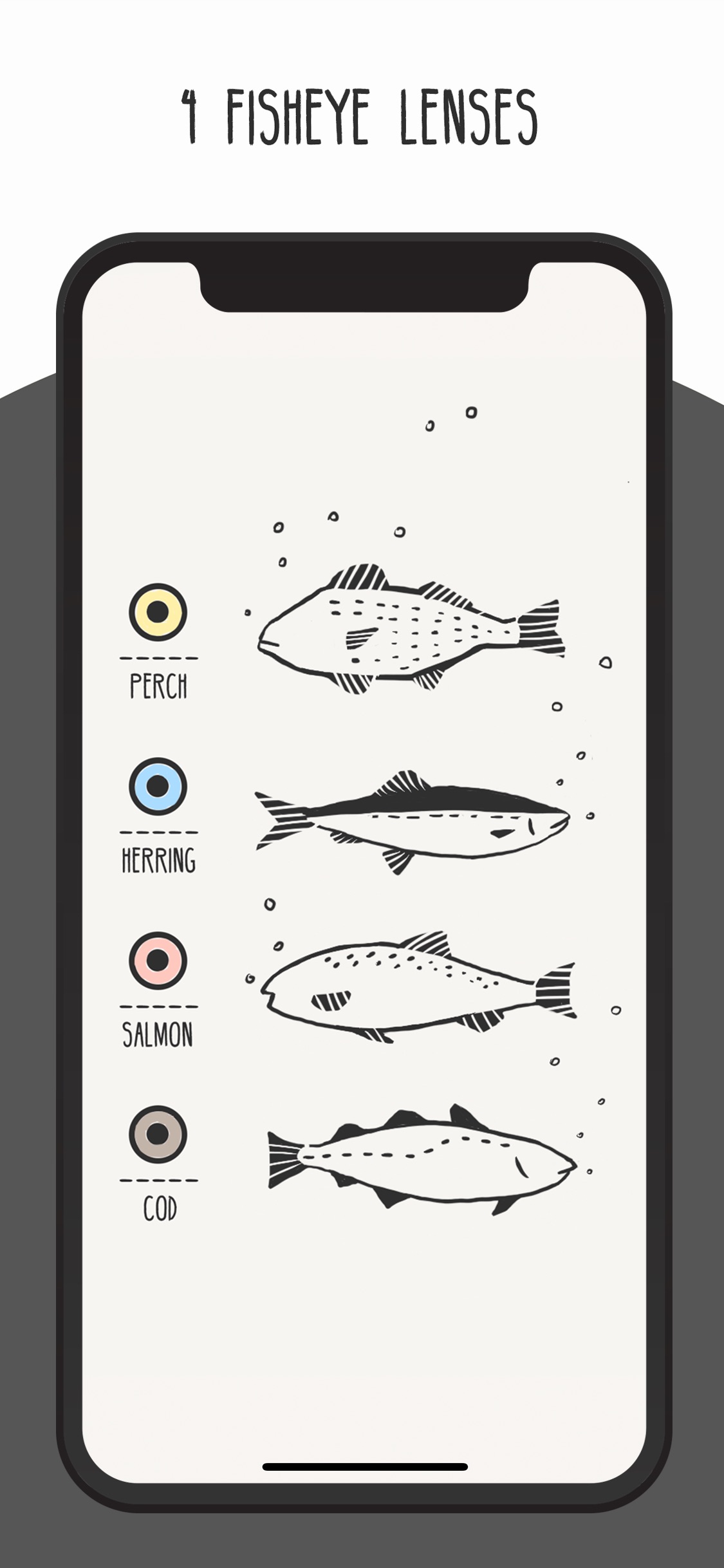 Screenshot do app FISHI - Fisheye Camera