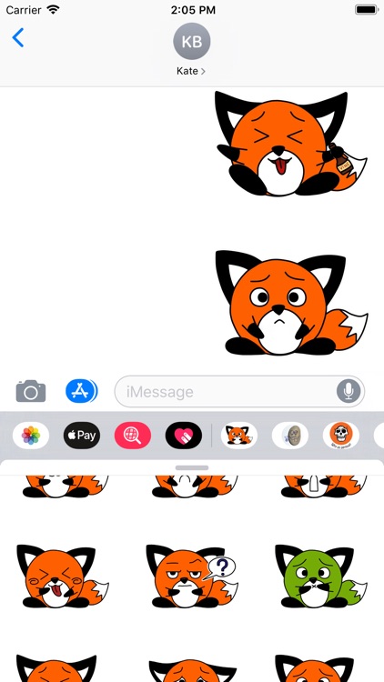 Spherical Fox Sticker Pack