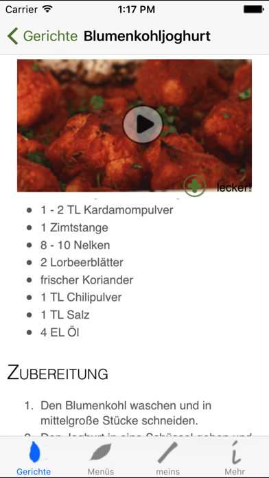 Screenshot #2 pour Indisch Kochen