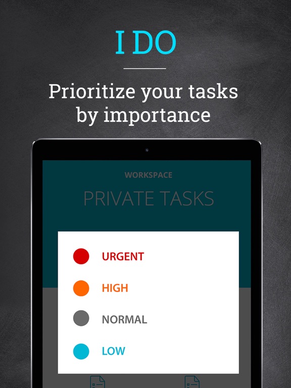 IDO - My Tasks iPad screenshot 2 - Productivity app