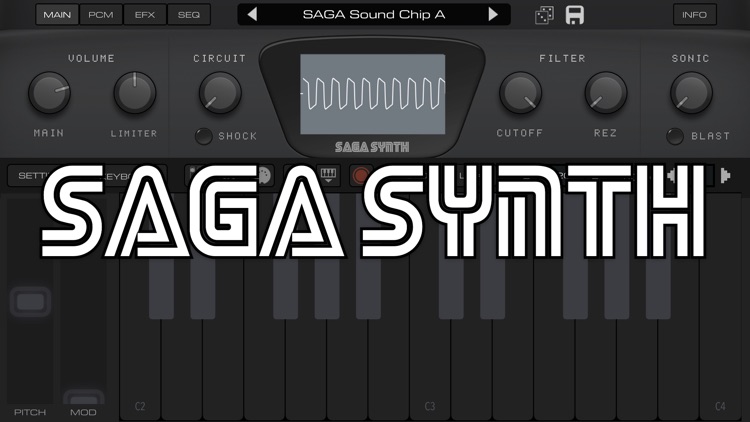 SAGA Synth | 16-Bit Sonic Fun!