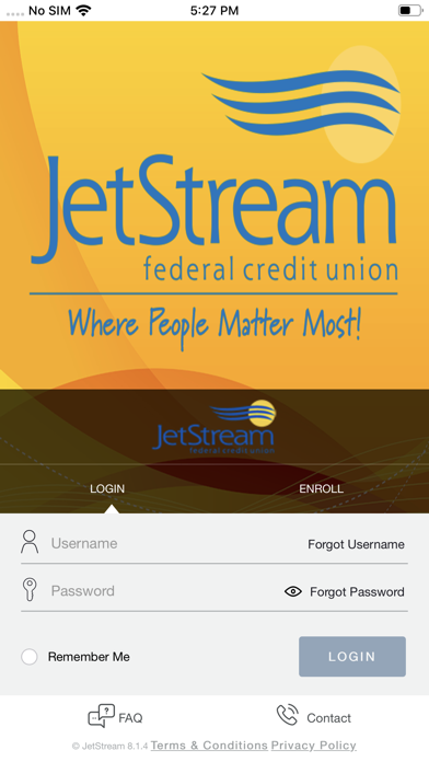 JFCU Cards Screenshot