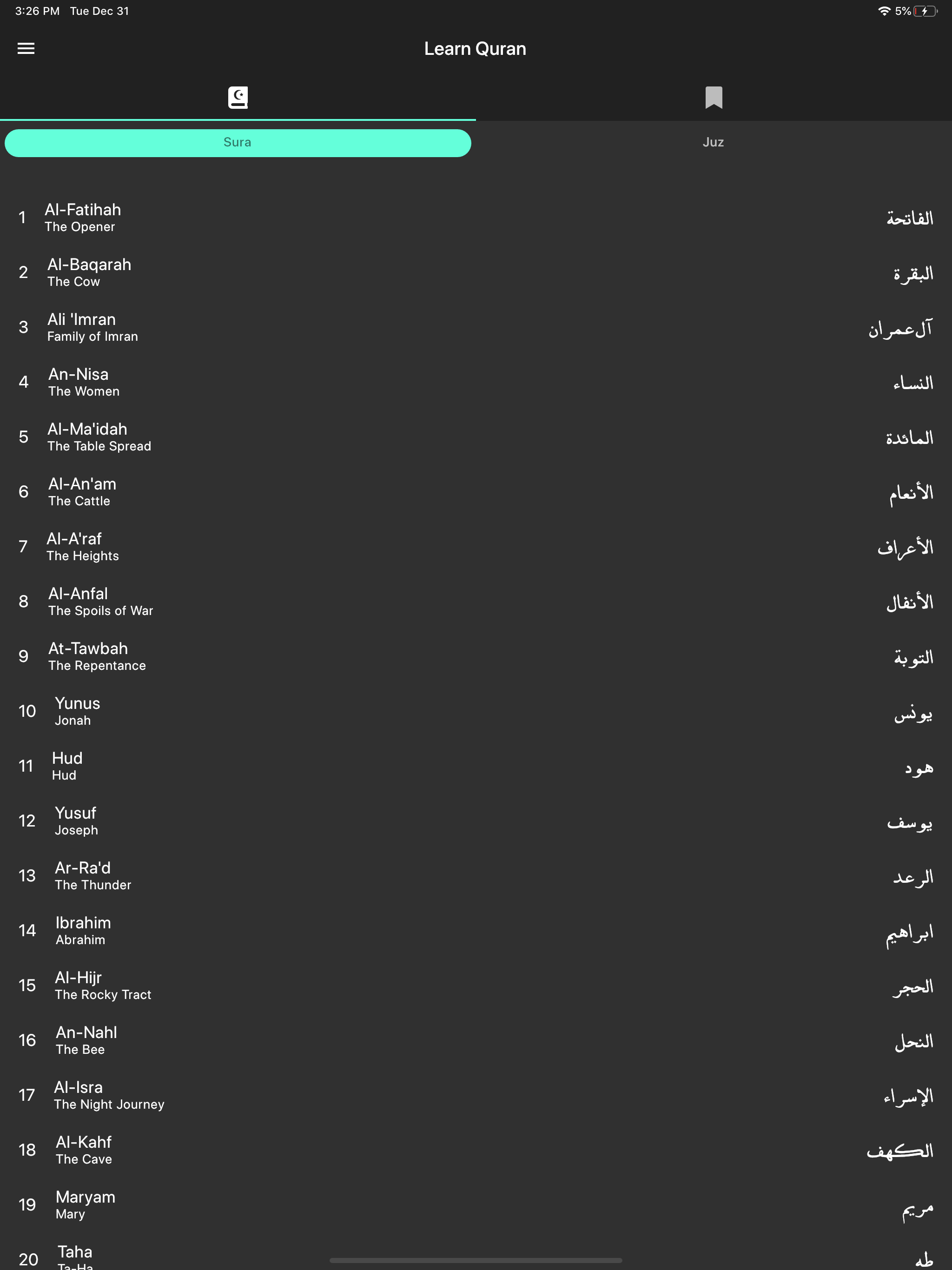 Learn Quran (App)