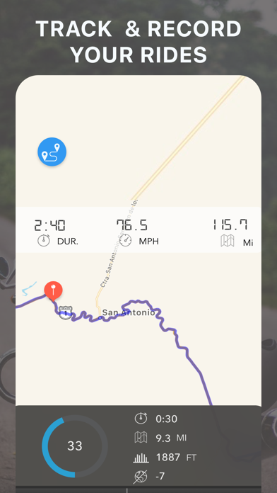 EatSleepRIDE Motorcycle GPS screenshot