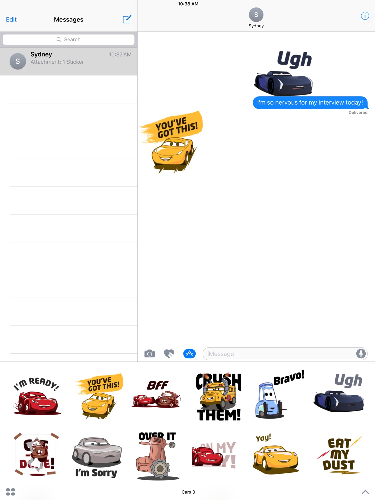 Screenshot 8 of Pixar Stickers: Cars 3