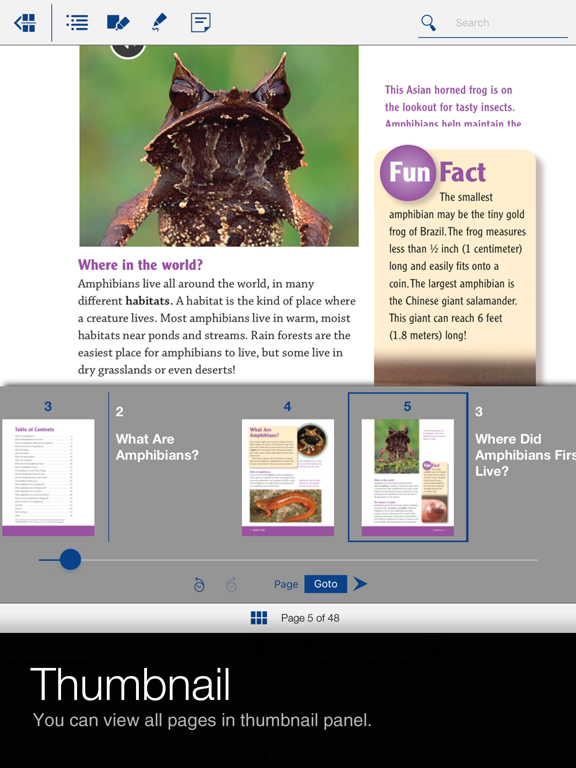 World Book eBook iPad screenshot