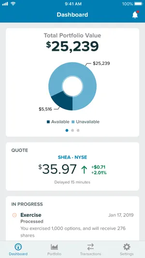 Stock Plan screenshot 1