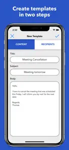 Email Templates screenshot #2 for iPhone