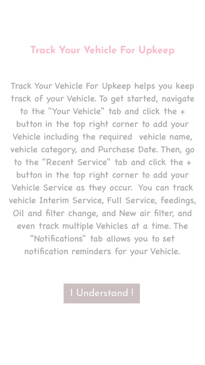 Track Your Vehicle For Upkeep screenshot-6