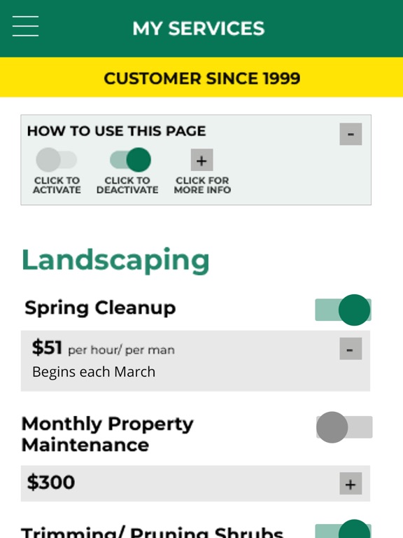 Lucente Landscaping iPad screenshot 4 - Business app