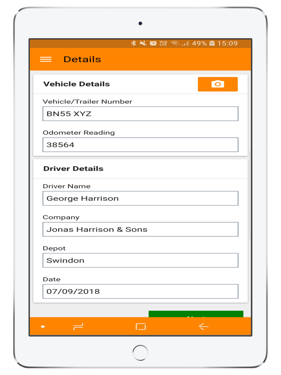 Screenshot #4 pour Motrak Checklist
