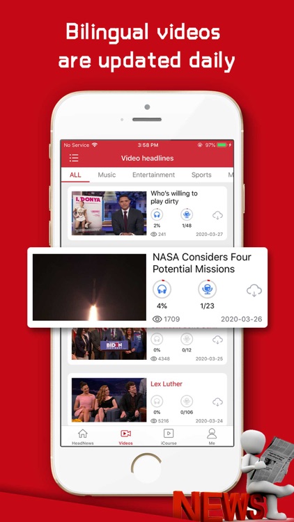 English Daily-Top Video News