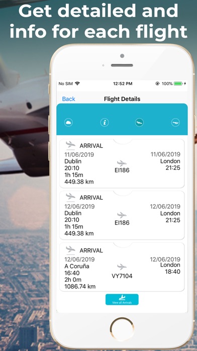 Screenshot #2 pour Avion de suivi de vol radar