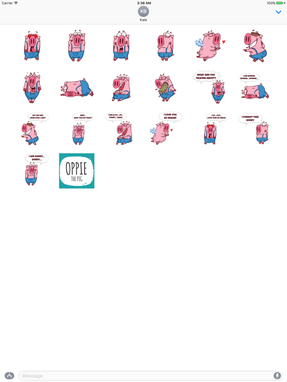 Screenshot #6 pour Sticker Me Oppie Pig Character