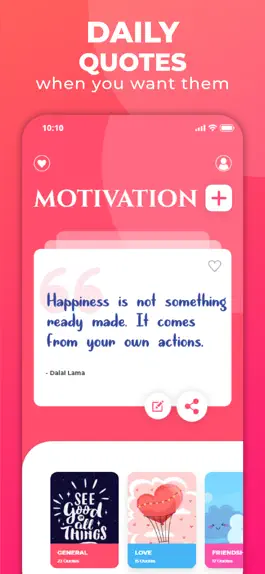Game screenshot QuotesApp - Quotes Motivations mod apk