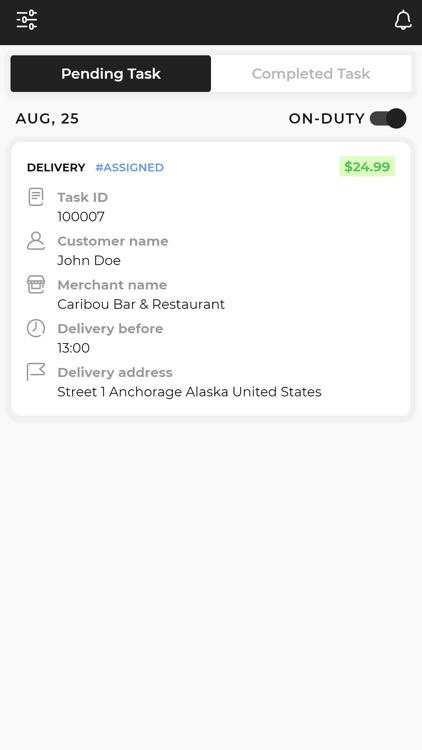 Alaskan Cuisine Driver