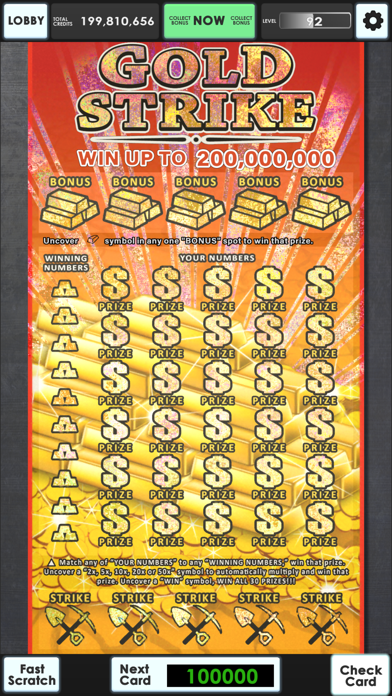 Lucky Lottery Scratchers Screenshot