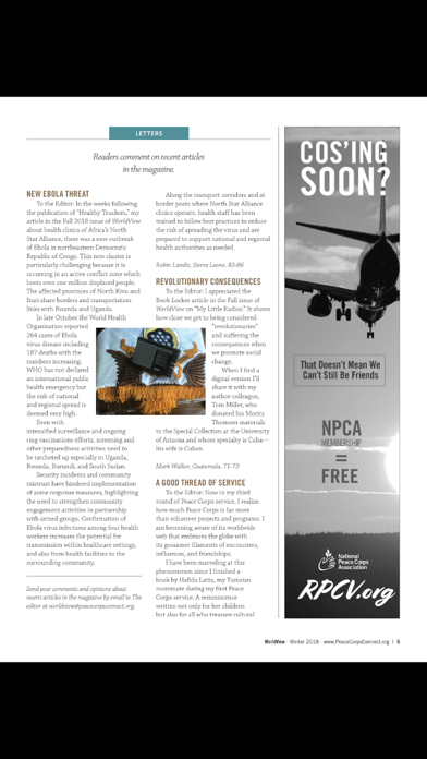 WorldView Magazine Screenshot