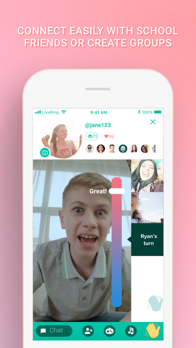 Screenshot #3 pour LiveRing: Charades & Trivia