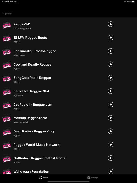 Screenshot #4 pour Reggae Music Hits