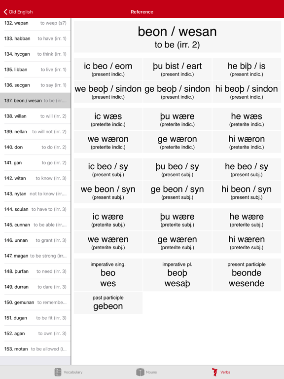LP Old English iPad screenshot 5 - Education app