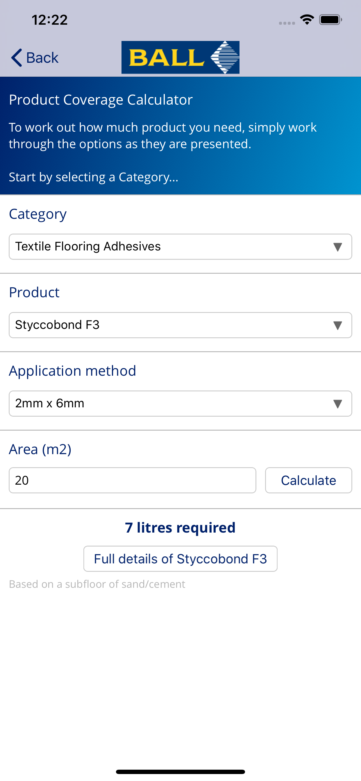 Recommended Adhesives Guide