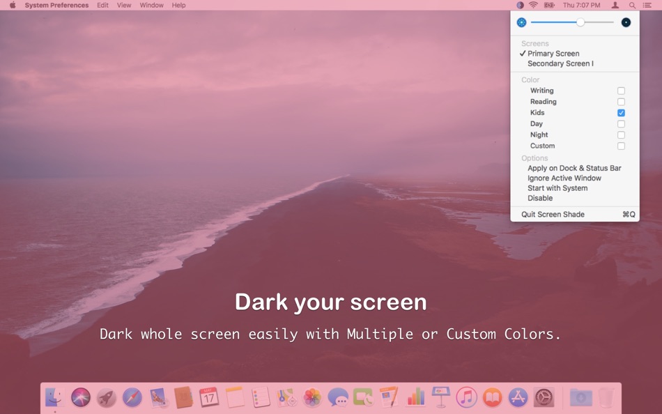#5. Screen Shade (macOS) 由: INSPIRING-LIFE TECHNOLOGIES PRIVATE LIMITED
