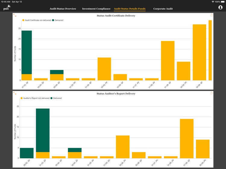 PwC's Audit Dashboard