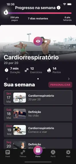 Game screenshot Workout Fitness Treino em Casa mod apk