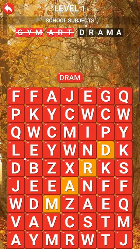 Wonder Fall Words