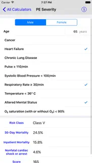 medimath medical calculator iphone screenshot 2