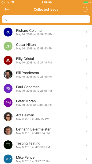 How to cancel & delete Conference Leads from iphone & ipad 3