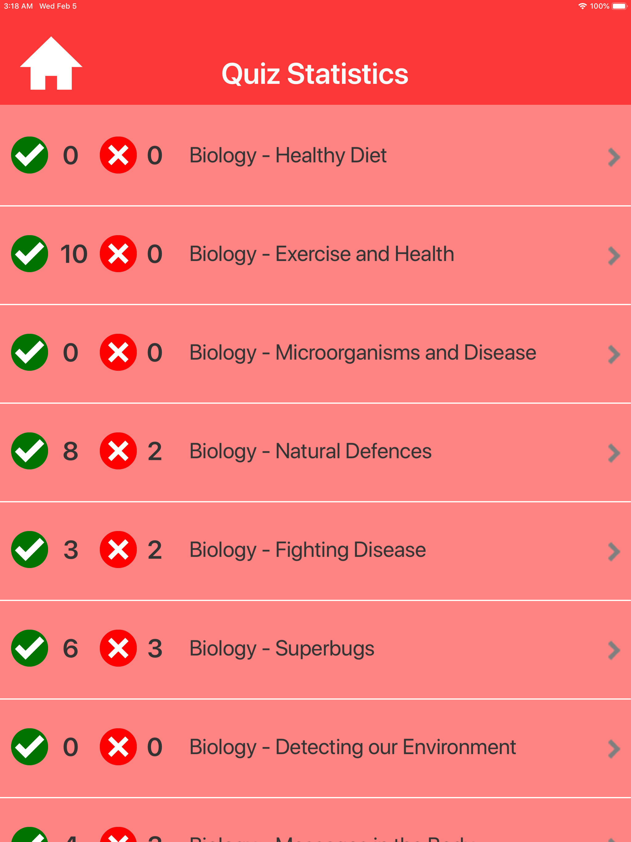 GCSE Science Quizzes screenshot 14