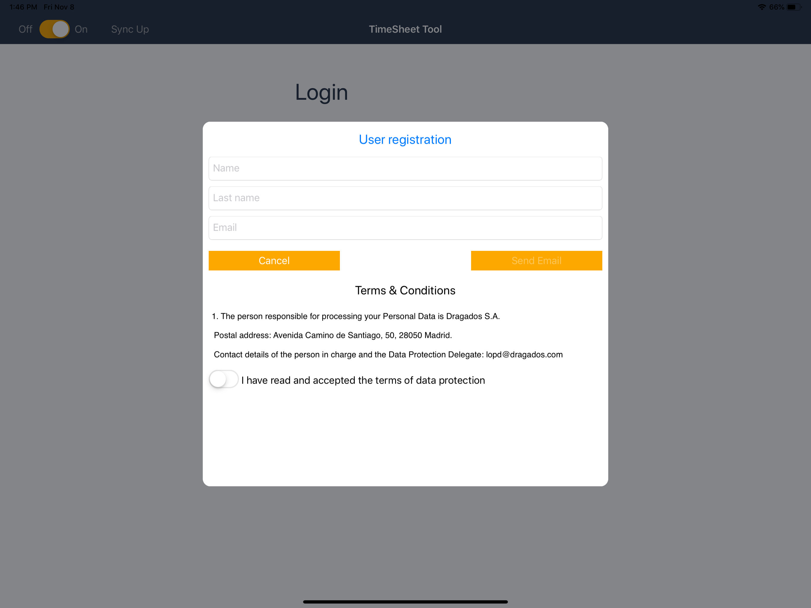 TimeSheet Tool screenshot 2