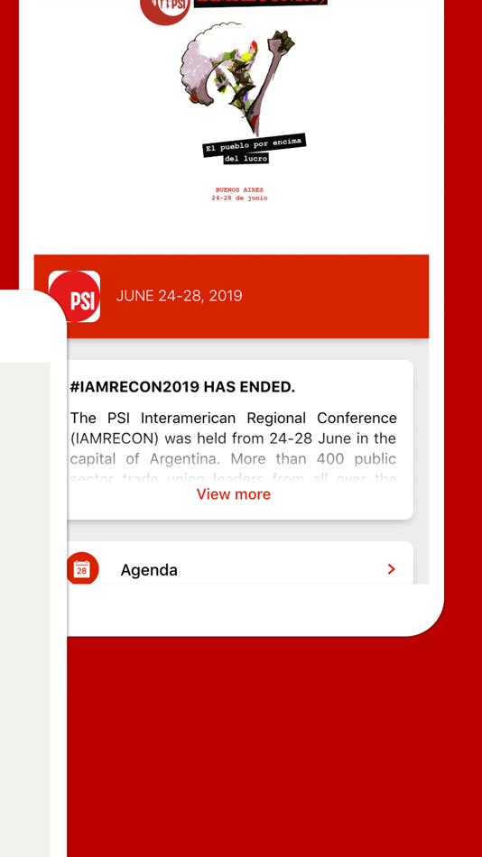 #2. PSI Events App (iOS) By: Internat Services Publics