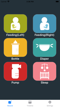 Baby Feeding Logger screenshot 1