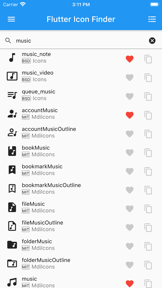 Icon Finder for Flutter screenshot