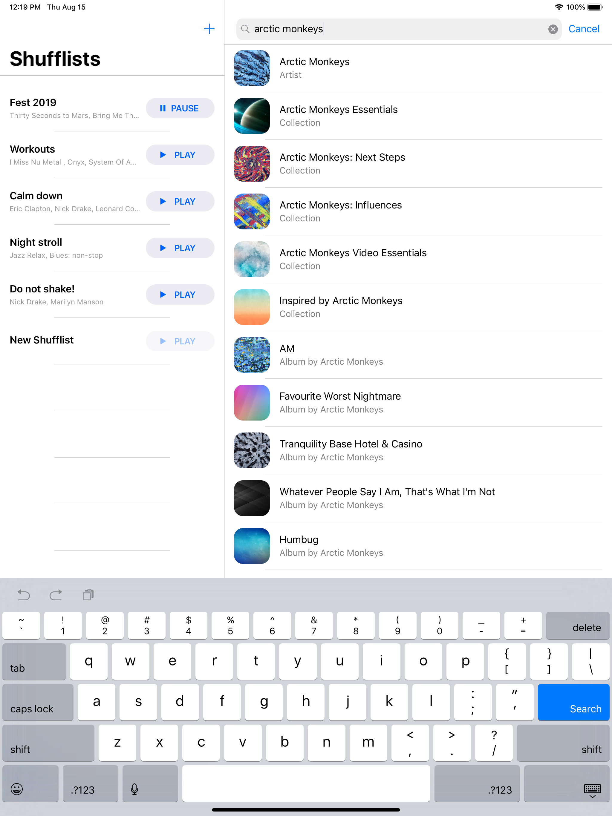 Shuff for Apple Music