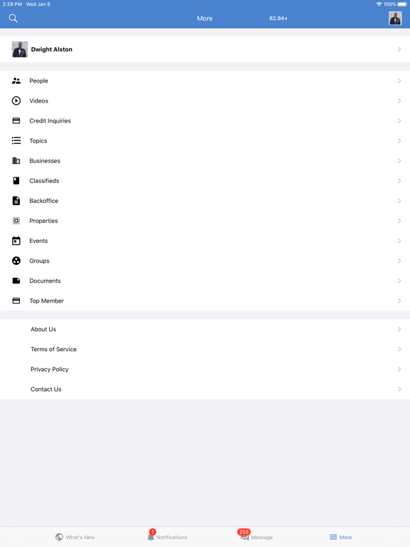 Credit Comeup iPad screenshot 5 - Social Networking app