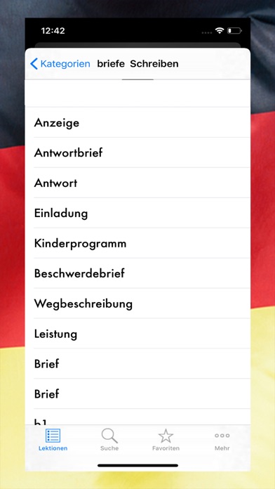Brief Schreiben Deutsch Lernen screenshot 2