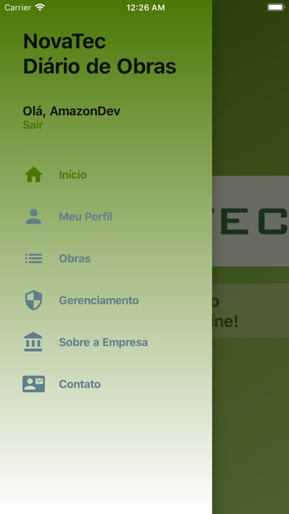 NovaTec - Diário de Obras