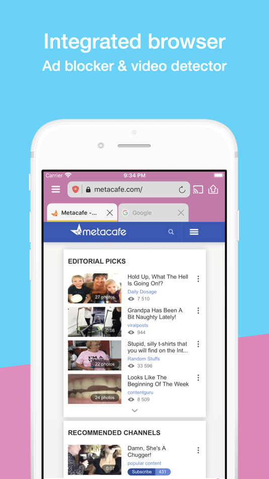 #2. Video Web - Video Player (iOS) 来自: The Clash Soft