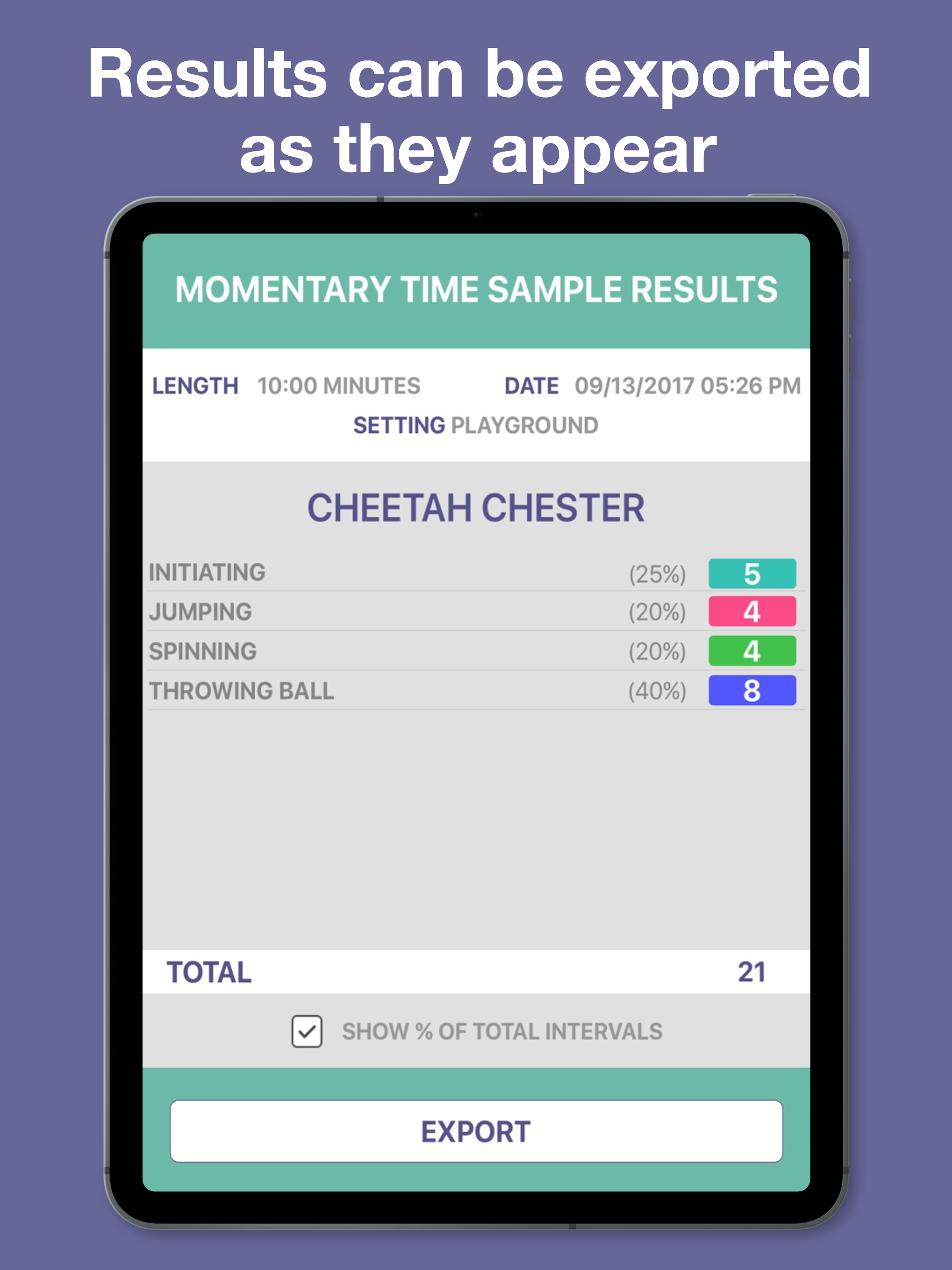 Behavior Observation Made Easy