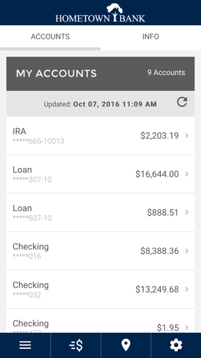 HomeTown Bank of Alabama App Screenshot