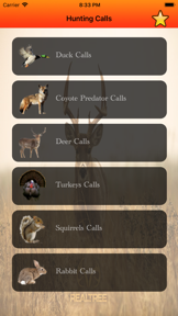 Hunting calls full - screenshot