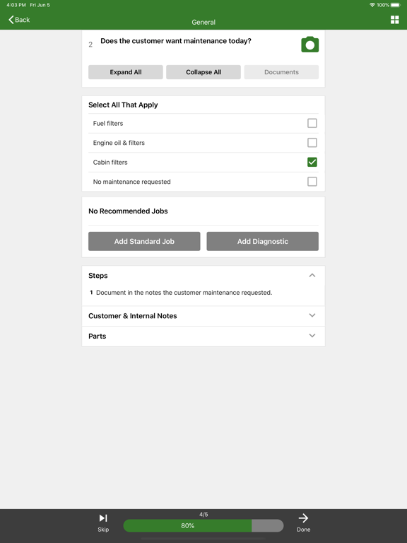 John Deere Expert App iPad screenshot