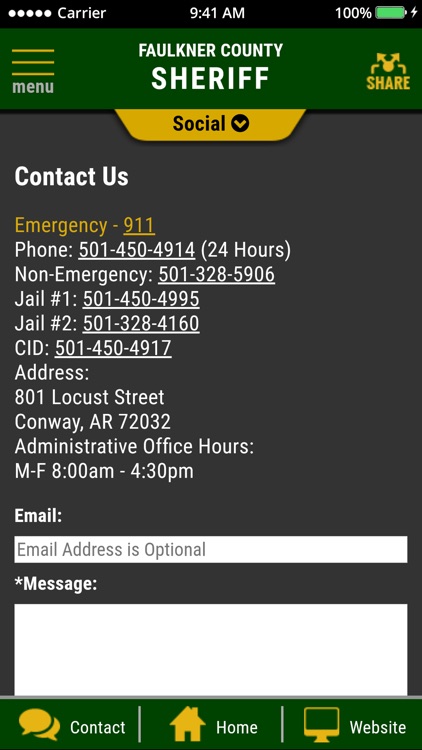 Faulkner County AR Sheriff